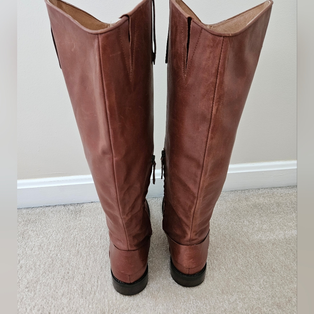 Tall Boots Women's Leather Knee High Ridding Boot Halogen Size 10.5. NWT! - Picture 8 of 12